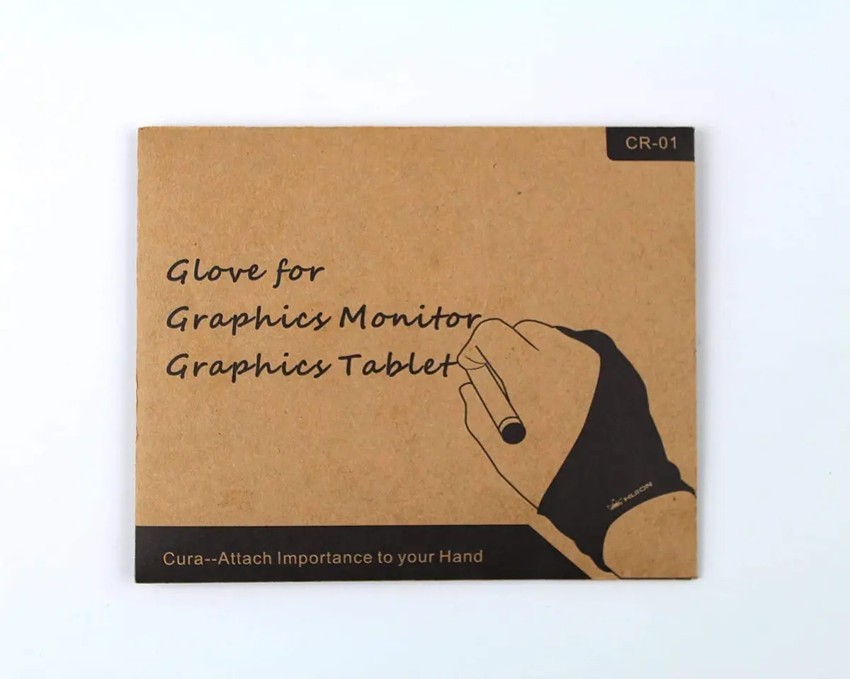 HUION Artist Drawing Glove Cura CR-01 Black | Reduces Friction for Graphics Tablets - view 8