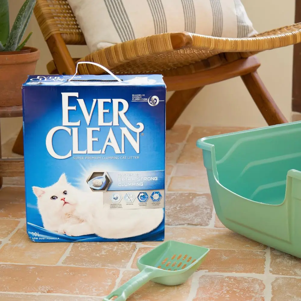 Ever Clean Clumping Cat Litter, Extra Strong Clumping, Unscented, 10L | Long-Lasting Odour Control - view 7