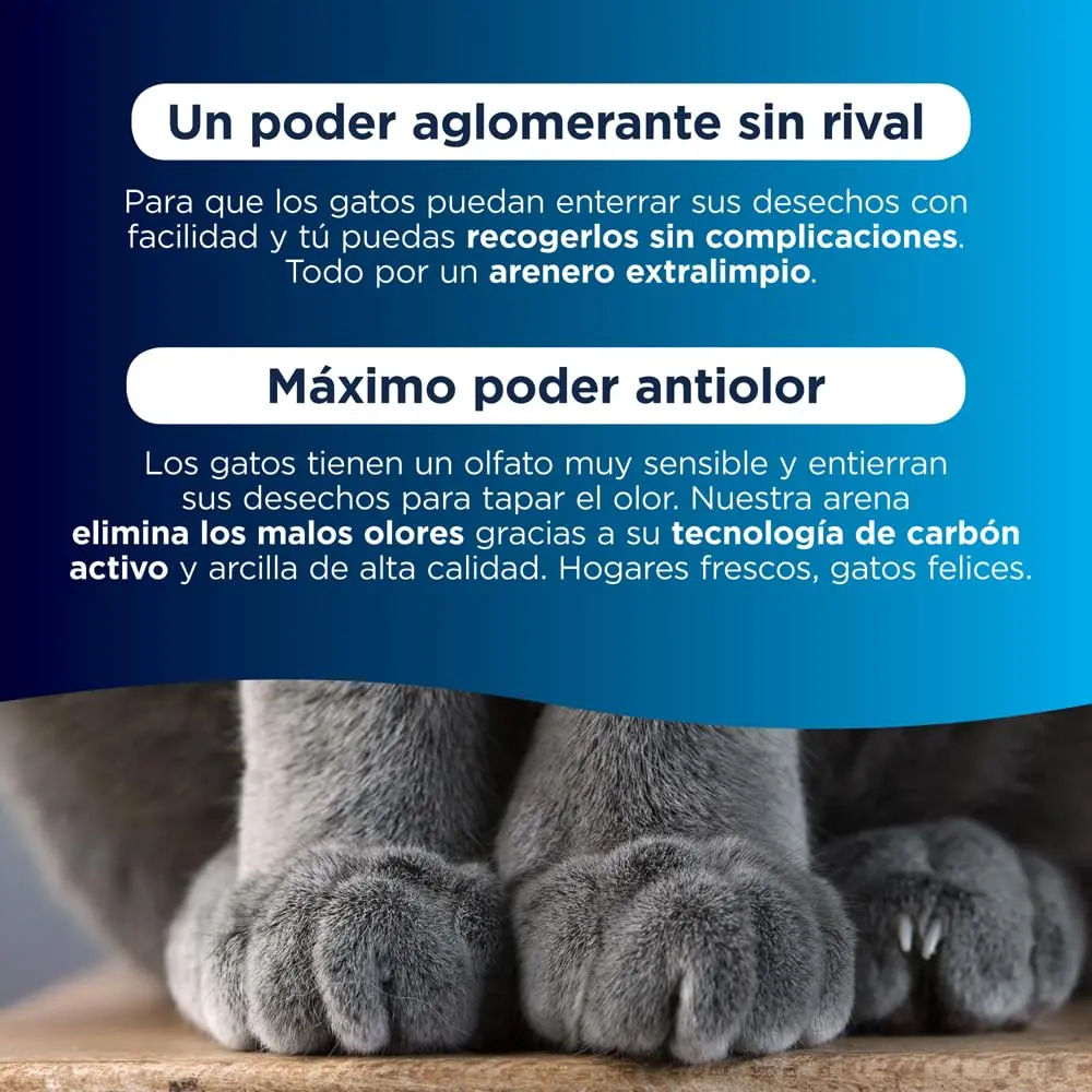 Ever Clean Clumping Cat Litter, Extra Strong Clumping, Unscented, 10L | Long-Lasting Odour Control - view 3