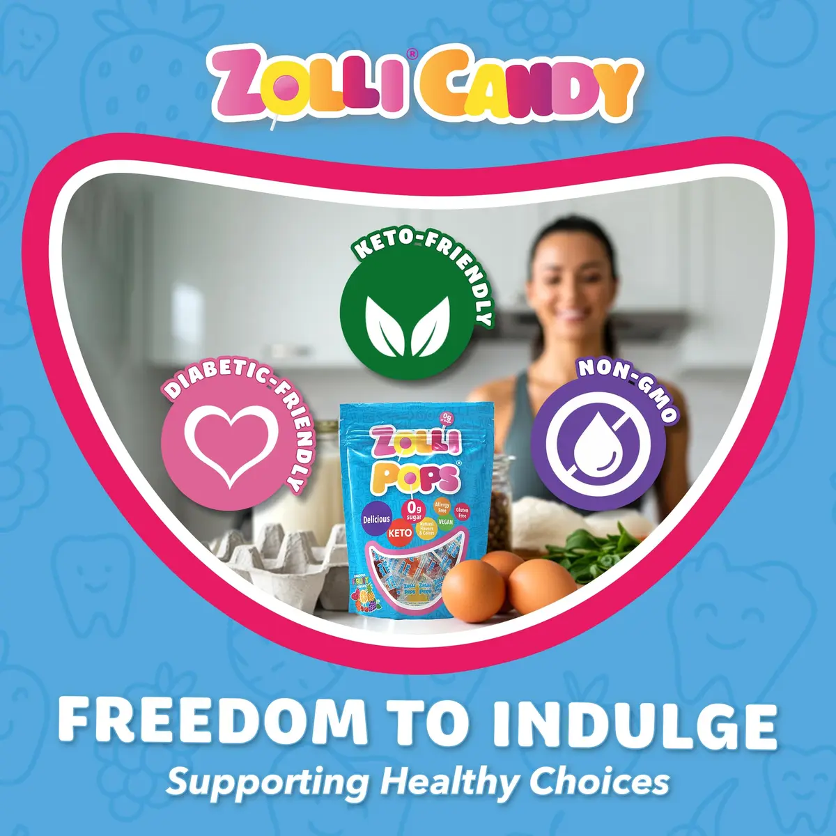 Zollipops Sugar-Free 3 Count | Dentist-Approved Healthy Smile Treats (70-120 chars) - view 5