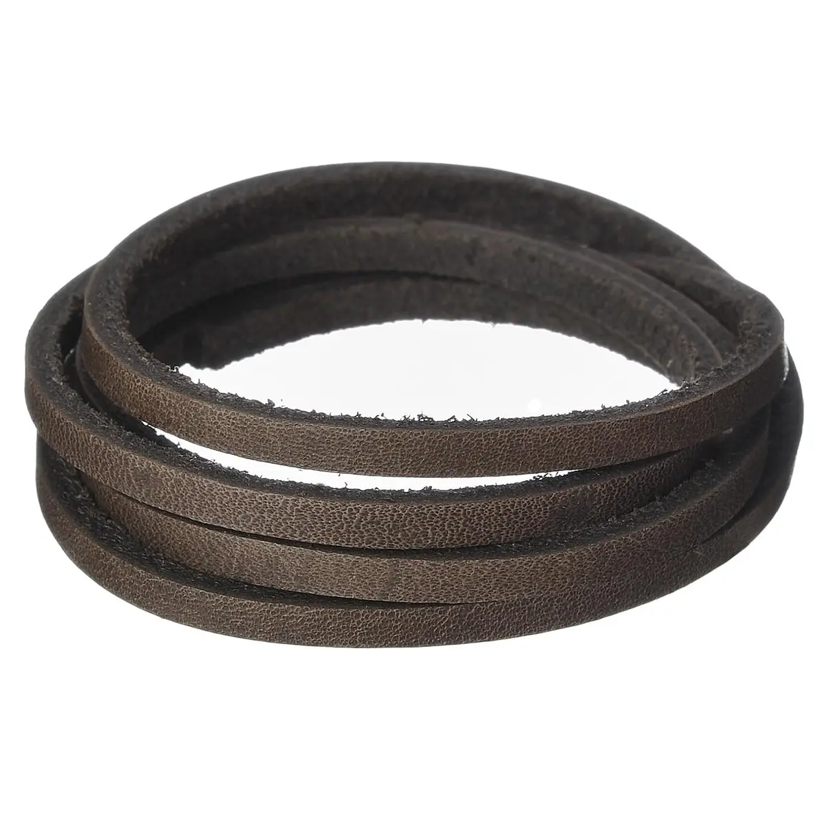 Realeather Crafts Latigo Lace .125" x 4 yd Carded Dark Brown | Heavy-Duty Leather Cord for Crafting - view 2