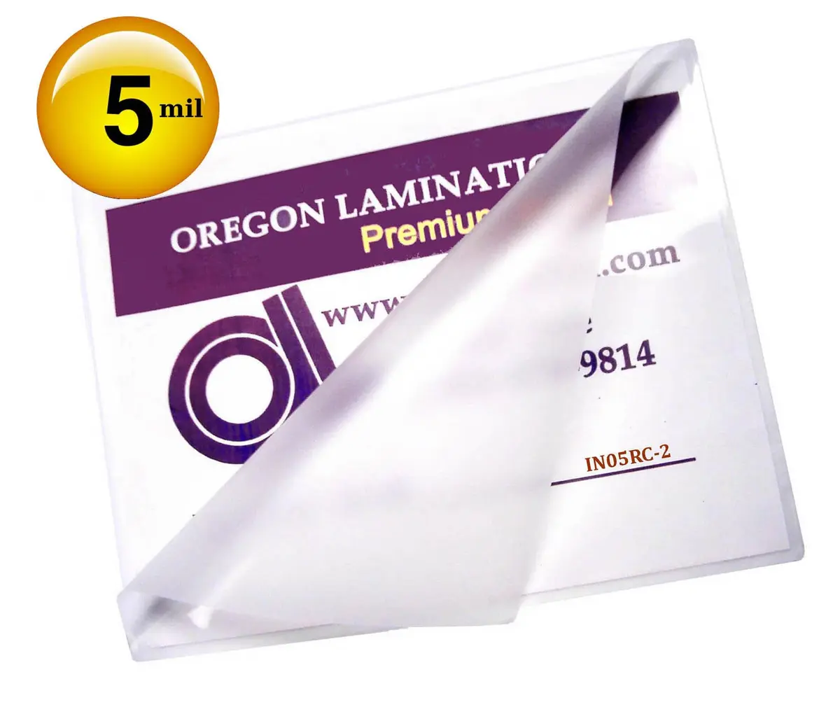 Oregon Lamination Half Page Thermal Laminating Pouches 6x9 5 Mil Pack of 200 | High Clarity, Professional Finish - view 2
