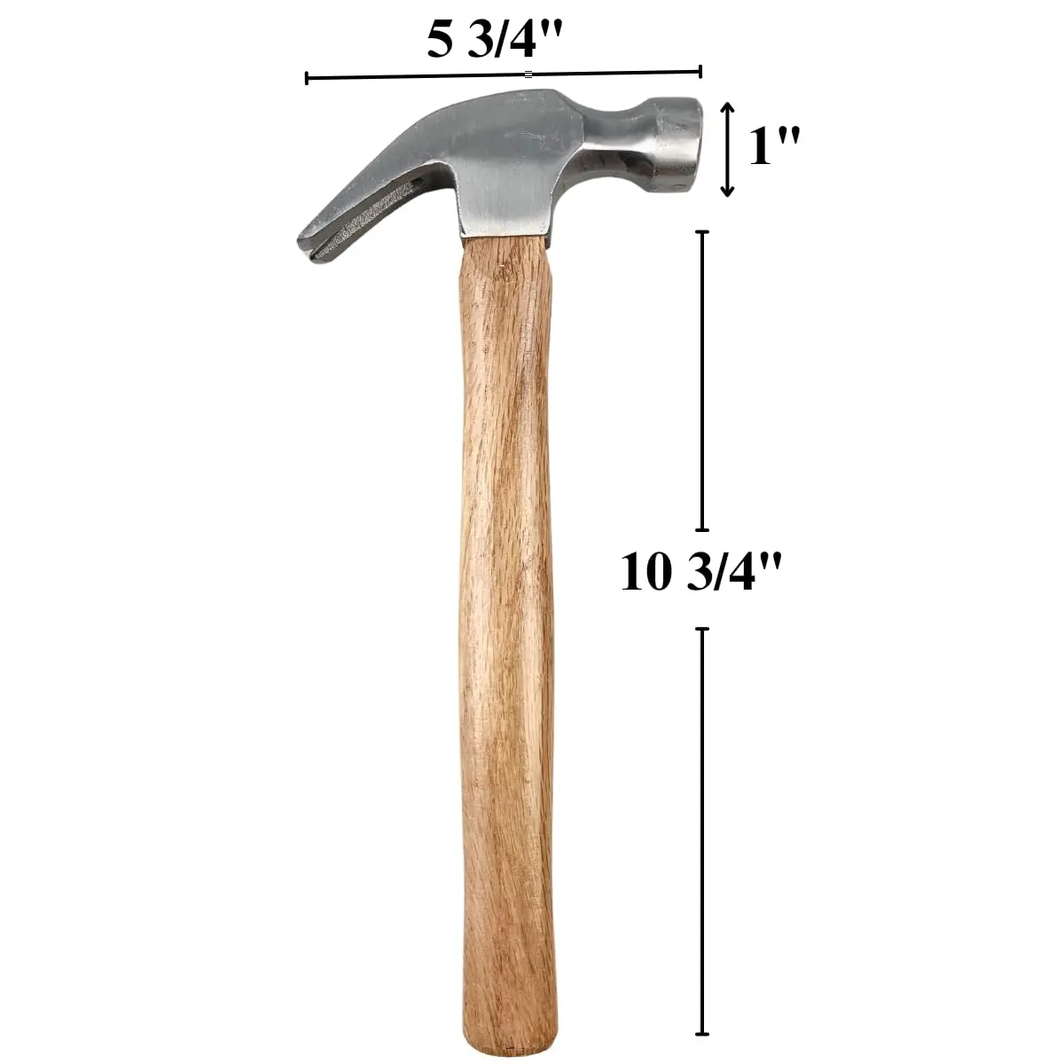 ARTESIA TOOL Heavy Duty Forged Metal Claw Hammer 12.5" | Dual-Function Head, Wooden Handle - view 2