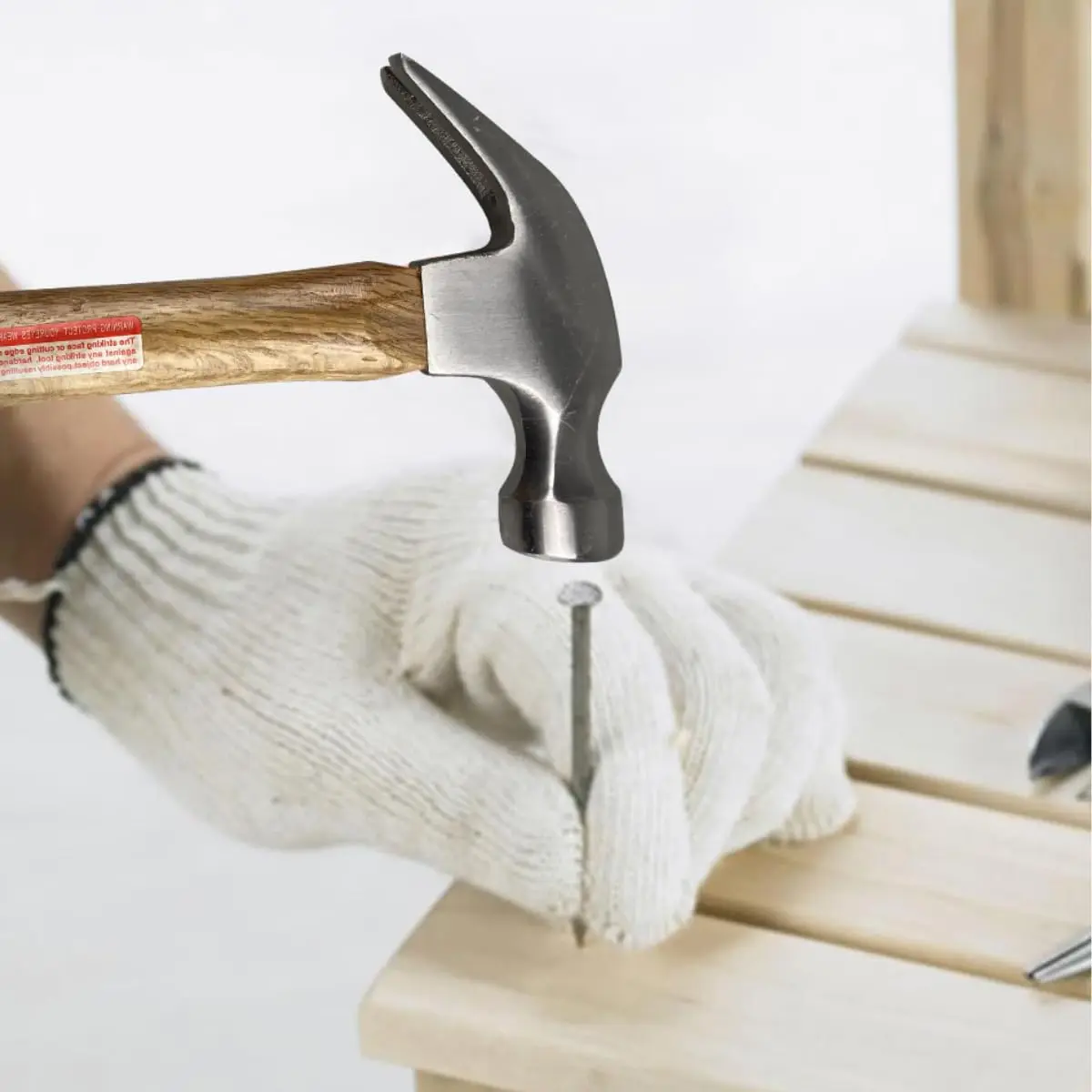 ARTESIA TOOL Heavy Duty Forged Metal Claw Hammer 12.5" | Dual-Function Head, Wooden Handle - view 4