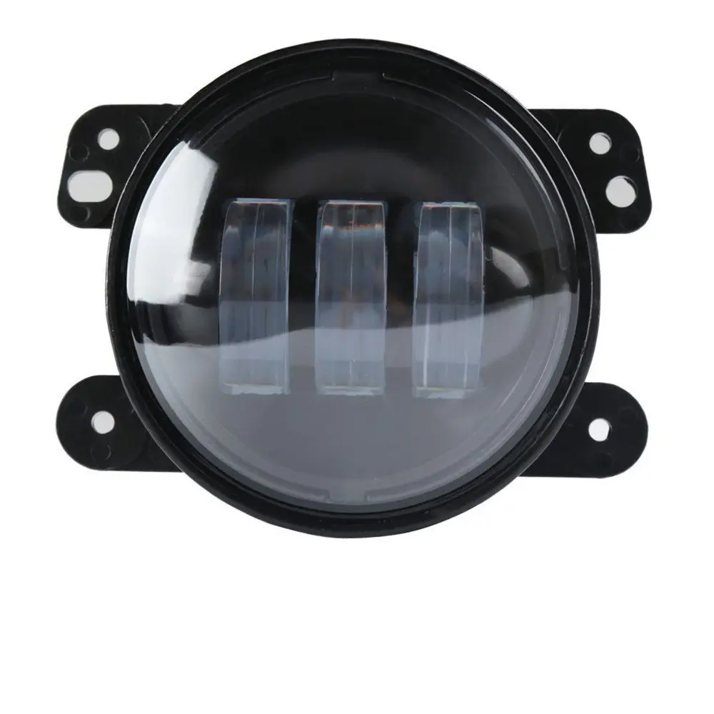 Lantsun 4Inch LED Fog Lights White Led Chip for 2007-2018 Wrangler JK | 30W Waterproof Aluminum Housing - view 4