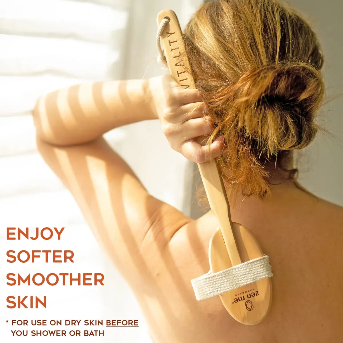ZEN ME Skin Cleaning Brush Set | Natural Exfoliation Kit with Boar Bristle, Gloves, Konjac Sponge & Foot File for Lymphatic Drainage - view 3