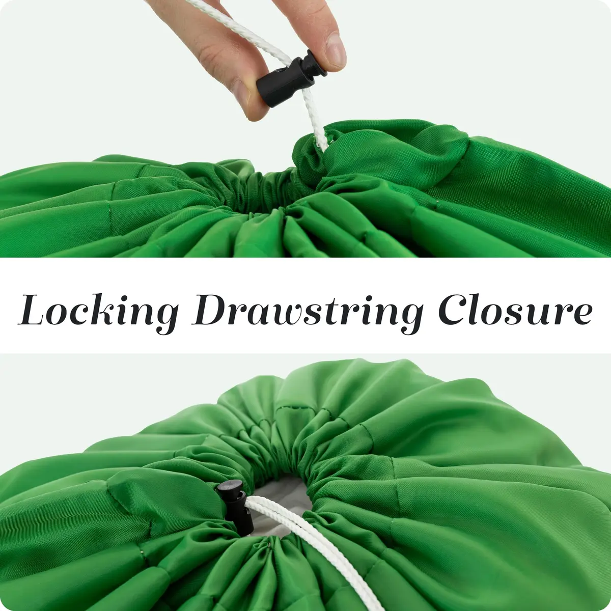 Handy Laundry Nylon XL Laundry Bag | Locking Drawstring, 22" x 32" | Heavy Duty, Washable & Large Capacity - view 6