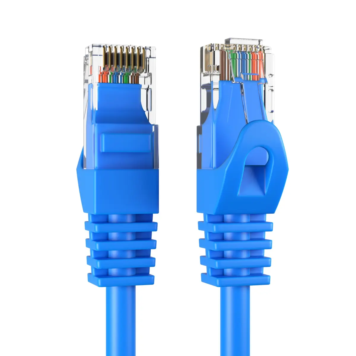 Cables Direct Online Cat6 50ft Network Ethernet Patch Cable | 550Mhz, Backwards Compatible with Cat5, Blue - view 7