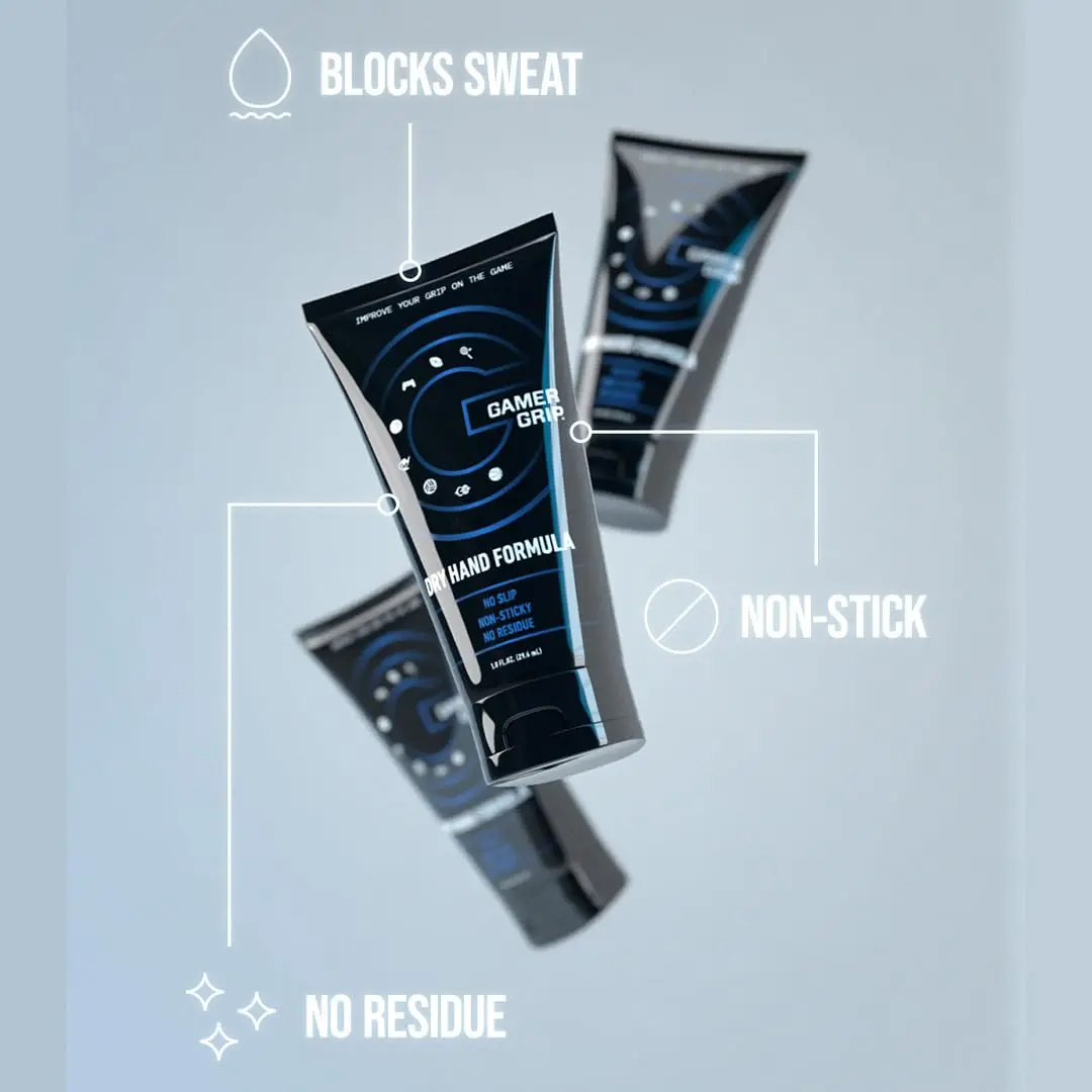 Gamer Grip Gaming Cream for Sweaty Hands | Sweat-Resistant Formula for Enhanced Control - view 3