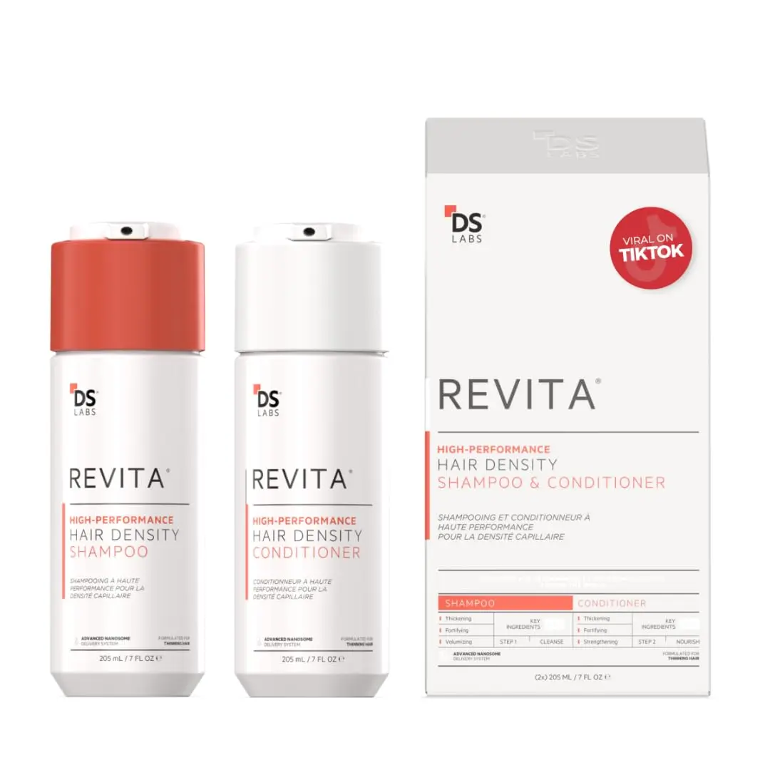 ds labs Revita Hair Density Shampoo & Conditioner for Thinning Hair | Fuller, Hydrated Hair, 205 mL - main product image