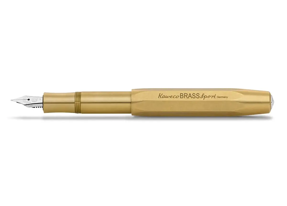 Kaweco Sport Fountain Pen Brass EF Nib | Made in Germany Nib - main product image