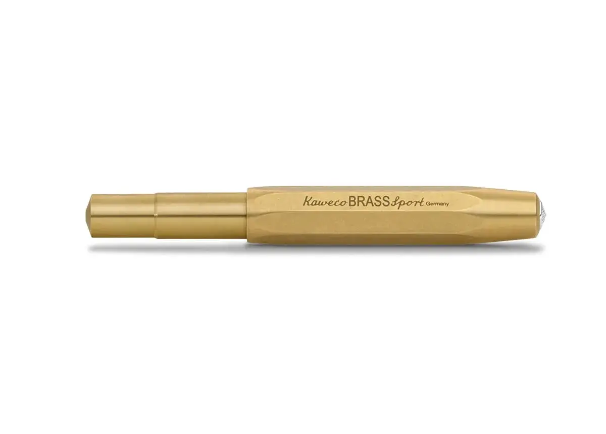 Kaweco Sport Fountain Pen Brass EF Nib | Made in Germany Nib - view 2
