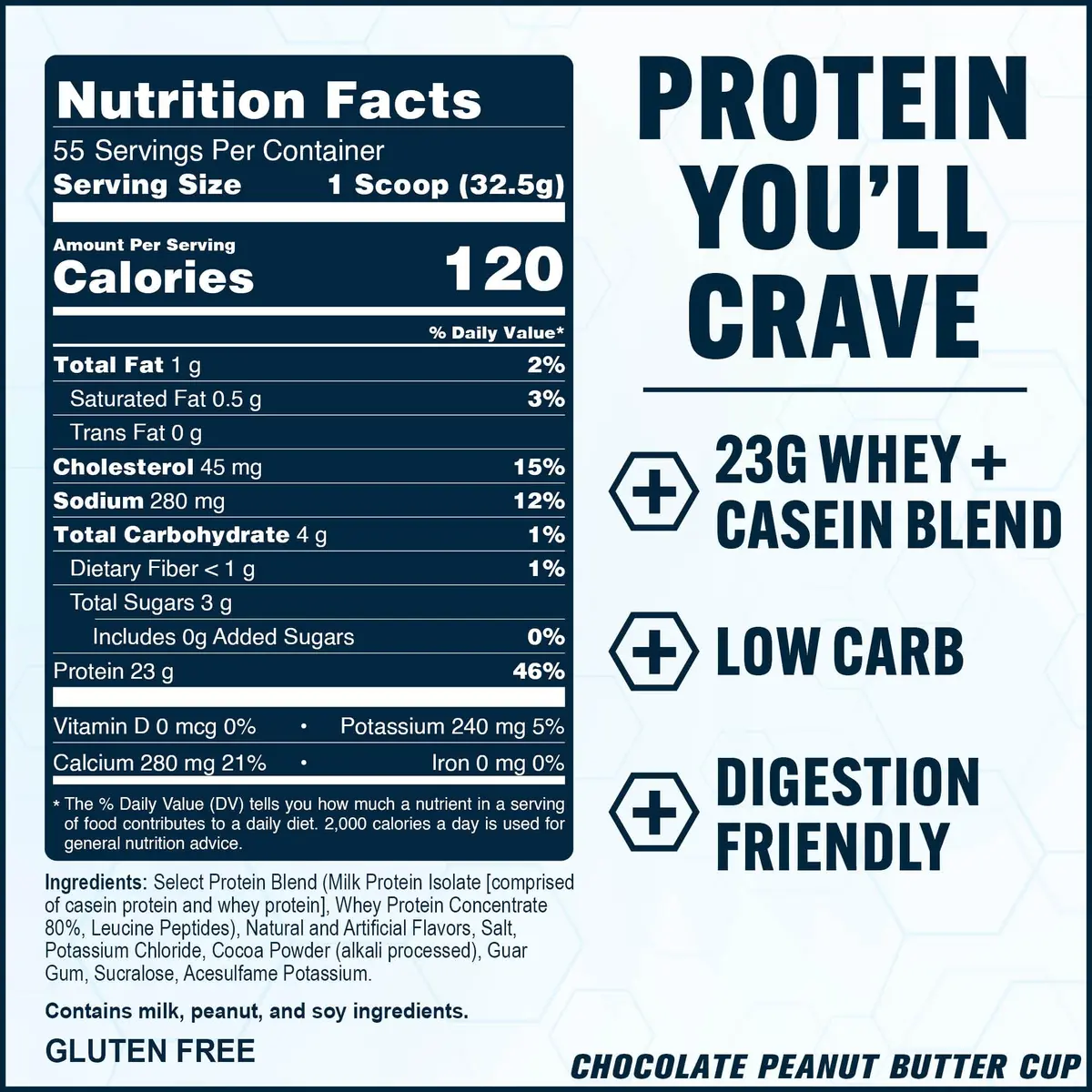 PEScience Select Protein Powder, Chocolate Peanut Butter Cup | 55 Servings, Gluten-Free & Keto - view 5
