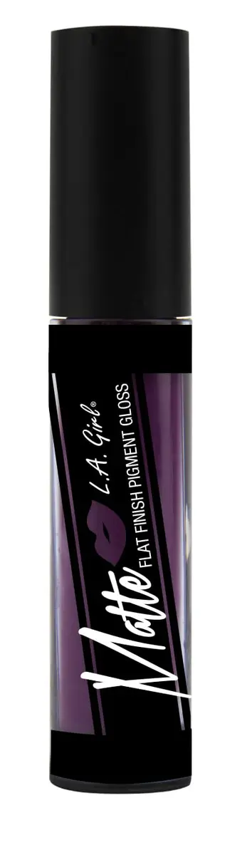L.A. Girl Matte Lipgloss, Black Currant | Long-Lasting Velvety Finish (70-120 chars) - main product image