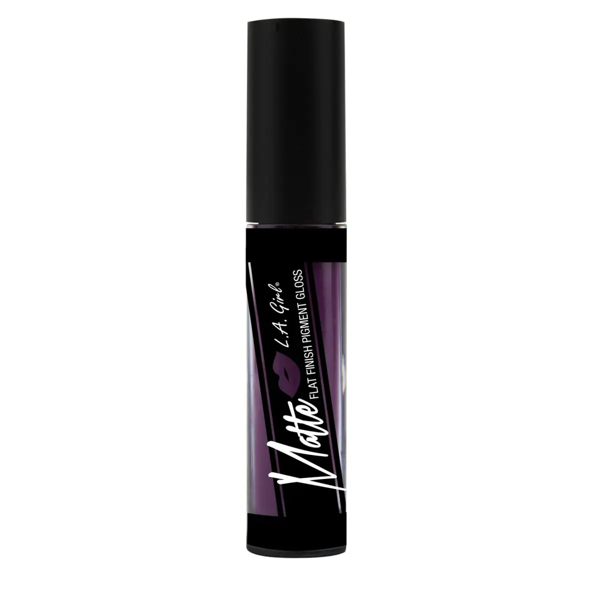 L.A. Girl Matte Lipgloss, Black Currant | Long-Lasting Velvety Finish (70-120 chars) - view 3