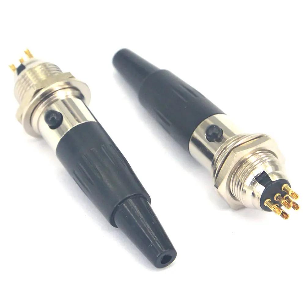 onelinkmore Mini XLR 5 Pin TA5F Female + TA5M Male Connector Set | Solder Type Mic Audio Adapter - view 3