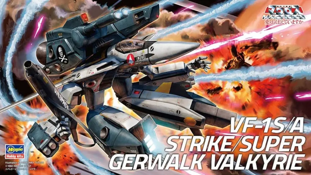 Hasegawa 1/72 Macross Series No.26 VF-1S / A Strike/Super Valkyrie Model Kit | Highly Detailed & Poseable - view 6