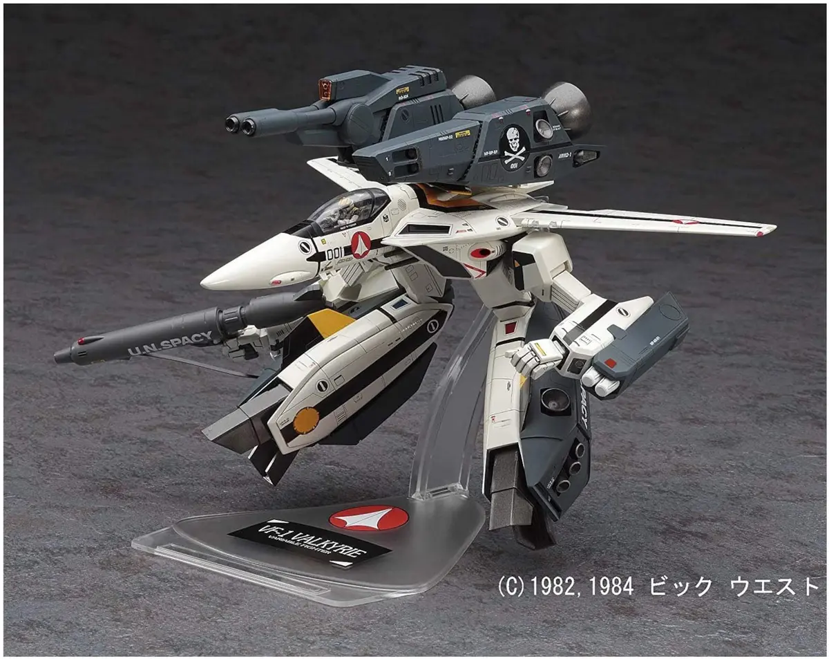 Hasegawa 1/72 Macross Series No.26 VF-1S / A Strike/Super Valkyrie Model Kit | Highly Detailed & Poseable - view 3