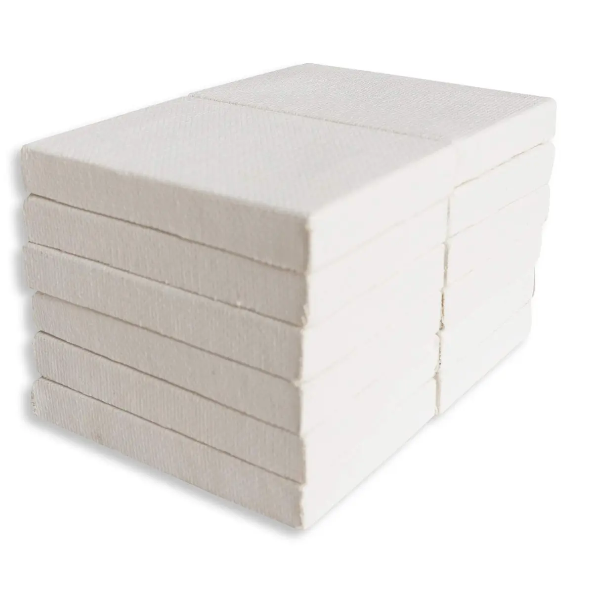 LWR CRAFTS Mini Stretched Canvas 2" x 3" Pack of 12 | Premium Artist Canvas for Oil & Acrylic Painting - view 3