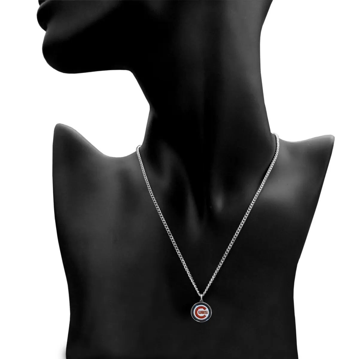 Siskiyou Sports MLB Chicago Cubs Women's Chain Necklace 20" | Enameled Pendant for Game Day & Daily Wear - view 2