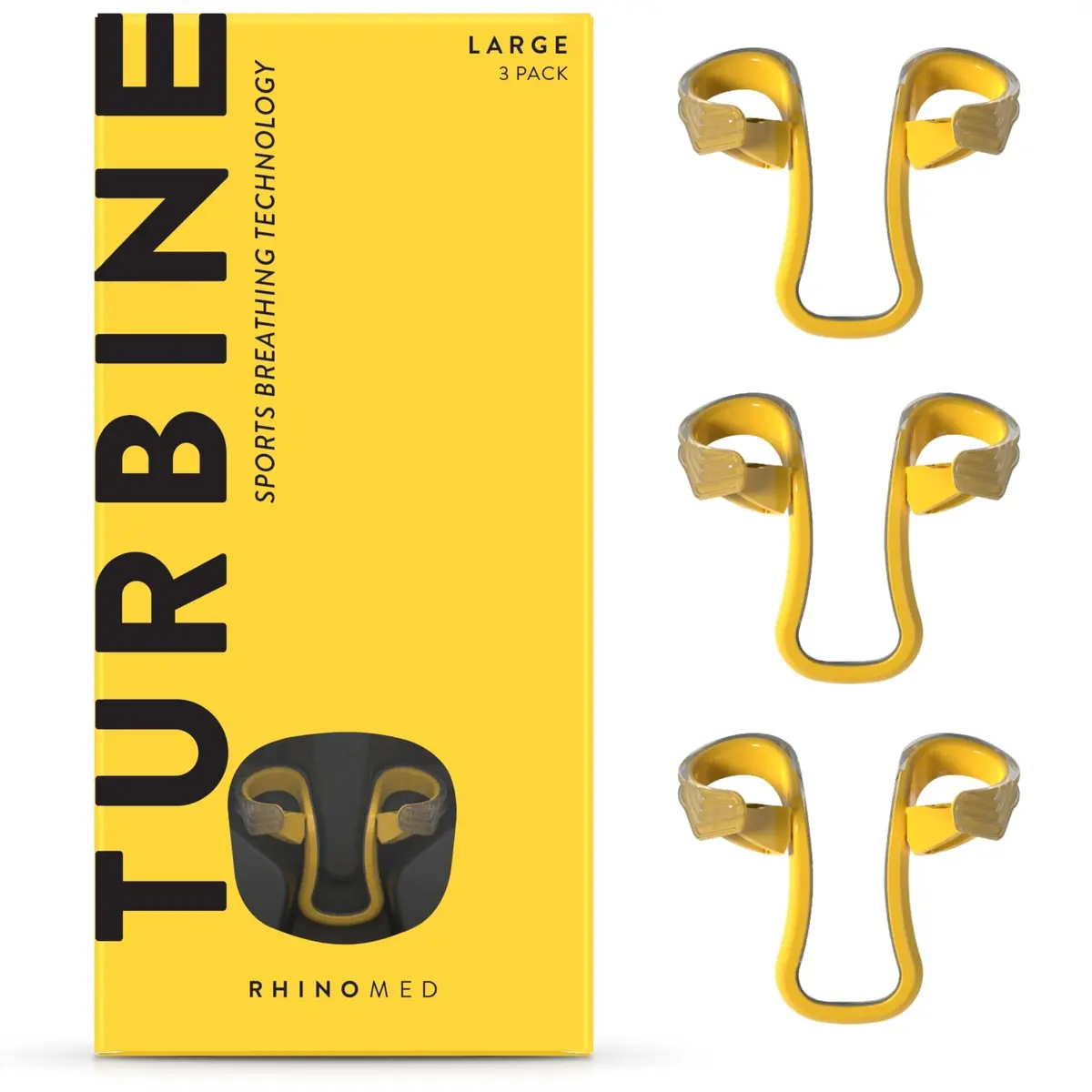Rhinomed Turbine Sport Nasal Dilators Large 3 Pack | 38% More Airflow, FDA Registered - main product image