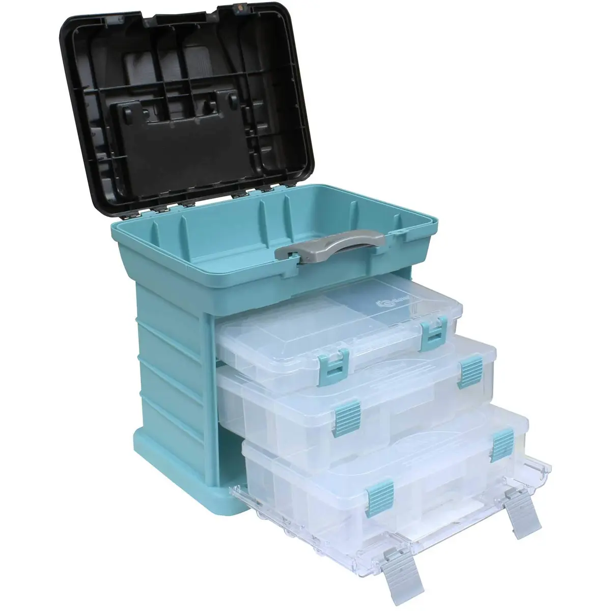 Creative Options 1363-83 Grab N' Go Rack System, Soft Blue, Medium | Versatile Storage for Crafts & Sewing - view 2