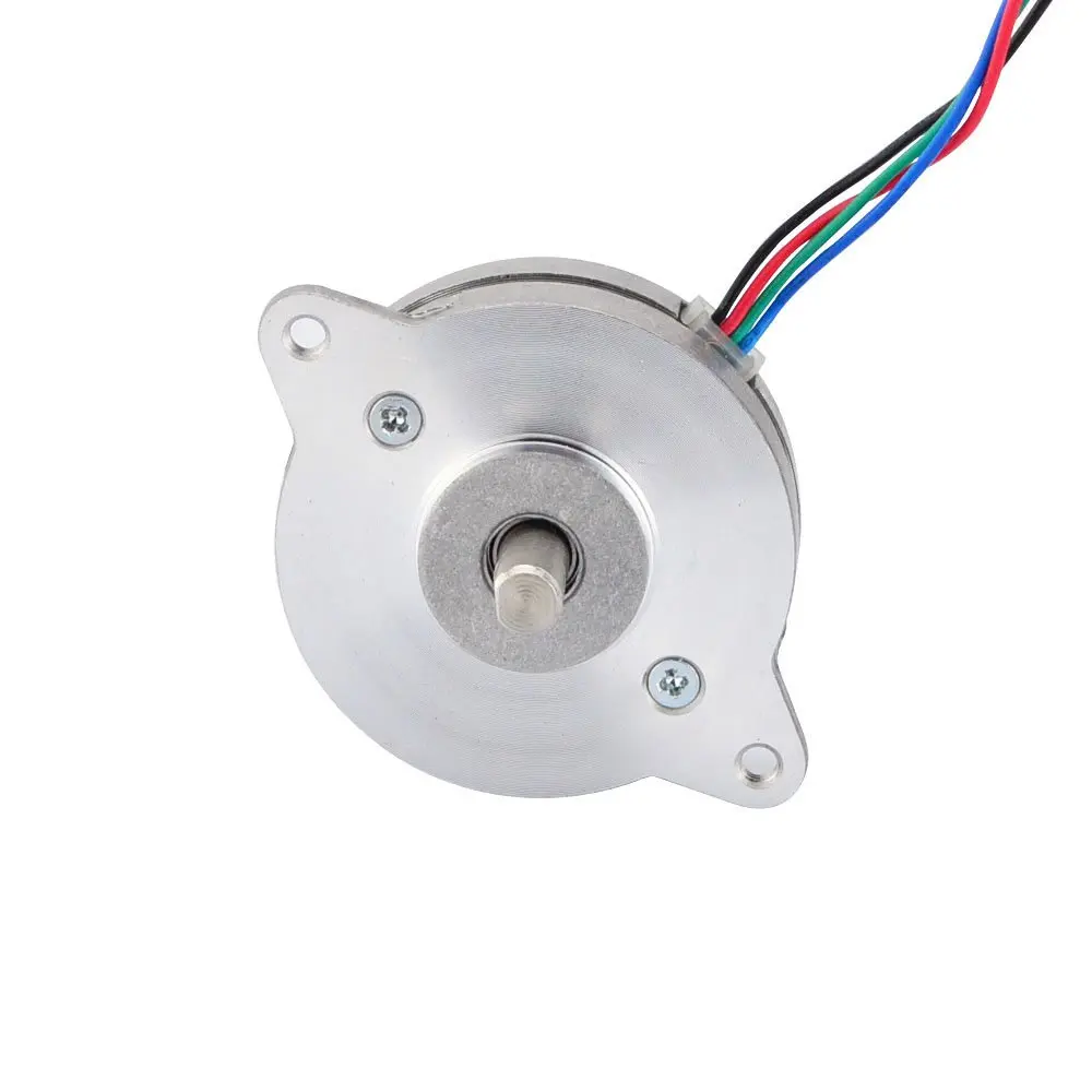 STEPPERONLINE 0.9° Thin Nema 14 Stepper Motor Bipolar 0.5A 5Ncm Φ36x12.5mm | 400 Steps/Rev - main product image