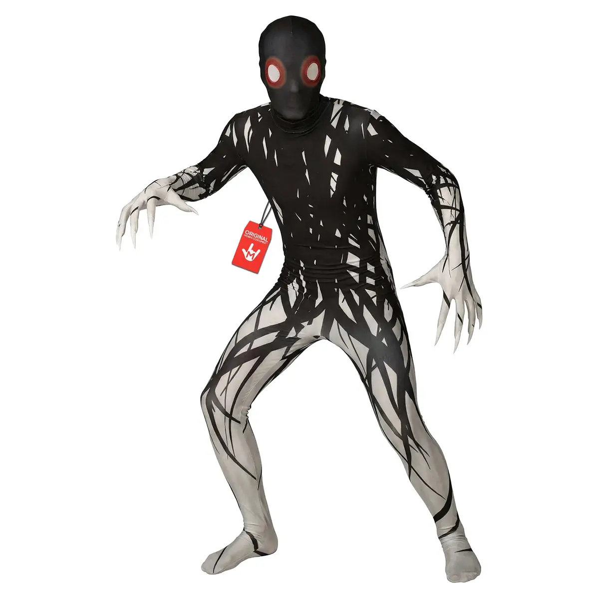 Morphsuits Zalgo Costume Kids Black Large | Scary Monster Costume for Boys - main product image