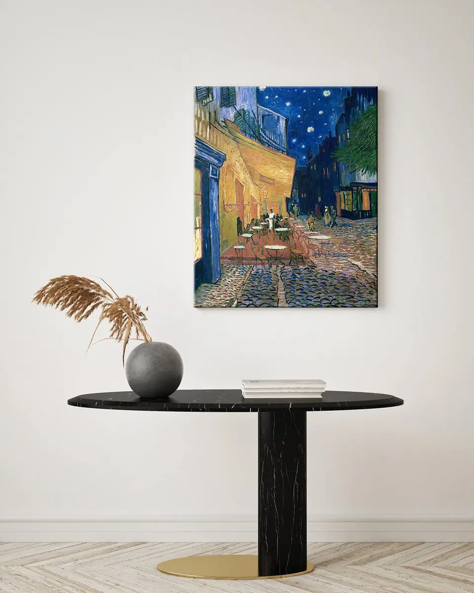 Wieco Art Canvas Wall Art 24"L x 20"W | Van Gogh Cafe Terrace at Night - view 4