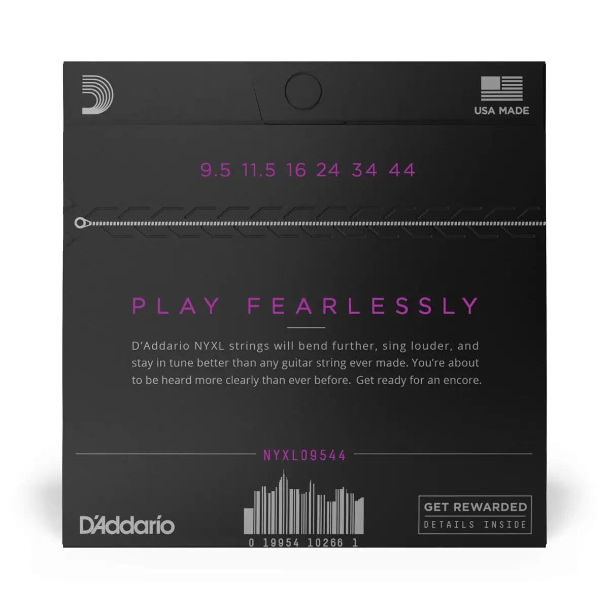 D'Addario NYXL09544 Electric Guitar Strings, Super Light Plus 9.5-44 (1-Pack) - view 2