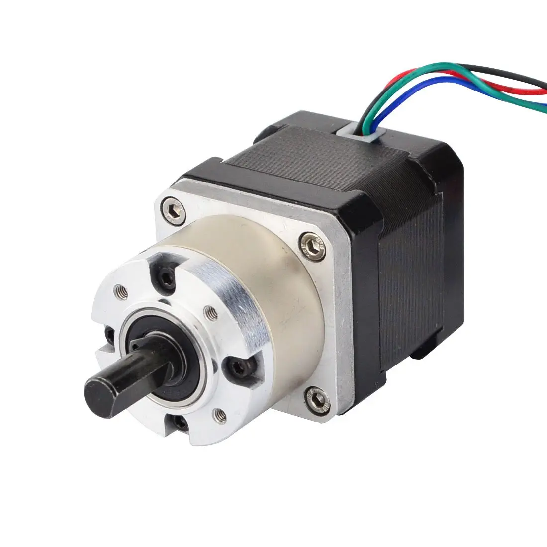 STEPPERONLINE Nema 17 Stepper Motor with 5.18:1 Planetary Gearbox, 1.68A, 0.35° Step Angle, 42x42mm Frame, 460g | DIY CNC Robot 3D Printer - main product image
