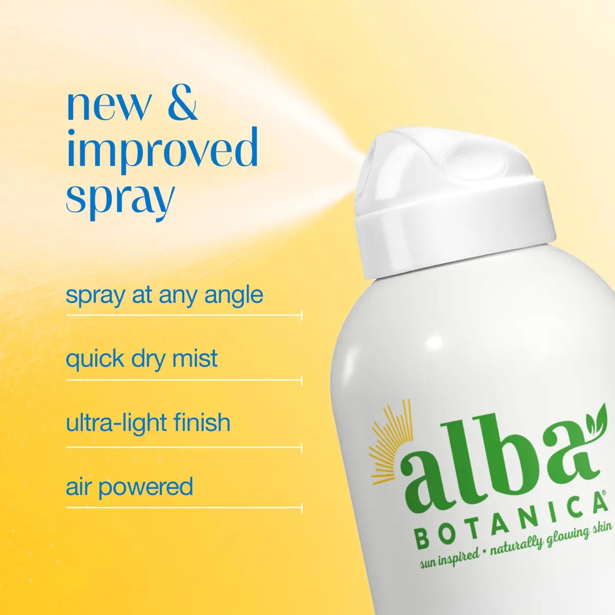Alba Botanica Hydrating Sunscreen Spray SPF 50 Broad Spectrum Protection 156g (5.5 Fl Oz) | Instantly Moisturizing Water Resistant - view 3