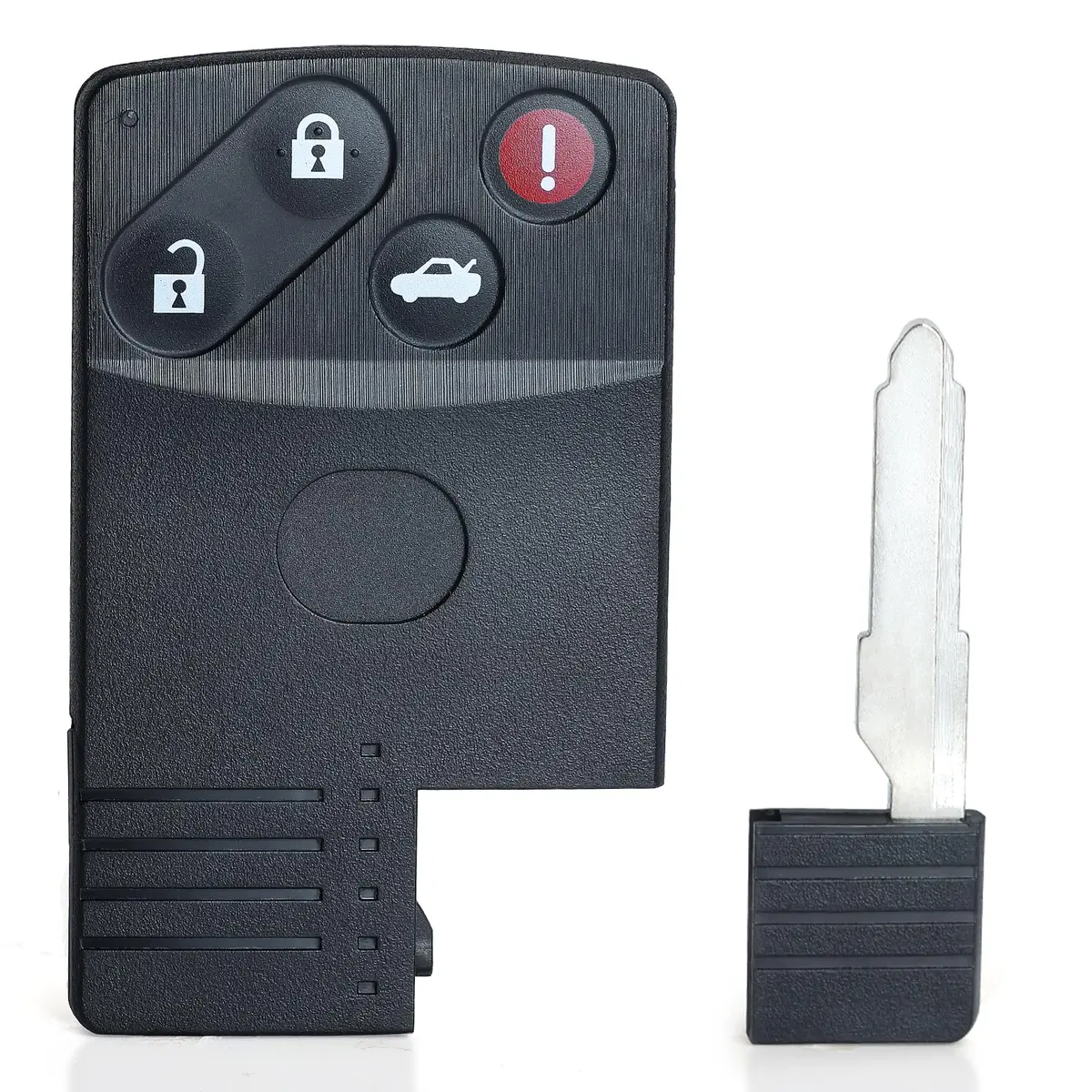Keyecu Smart Card Remote Key Shell Case for Mazda 5 6 CX-7 CX-9 RX8 Miata 3+1 Button | Durable Plastic Cover for Mazda Key - main product image