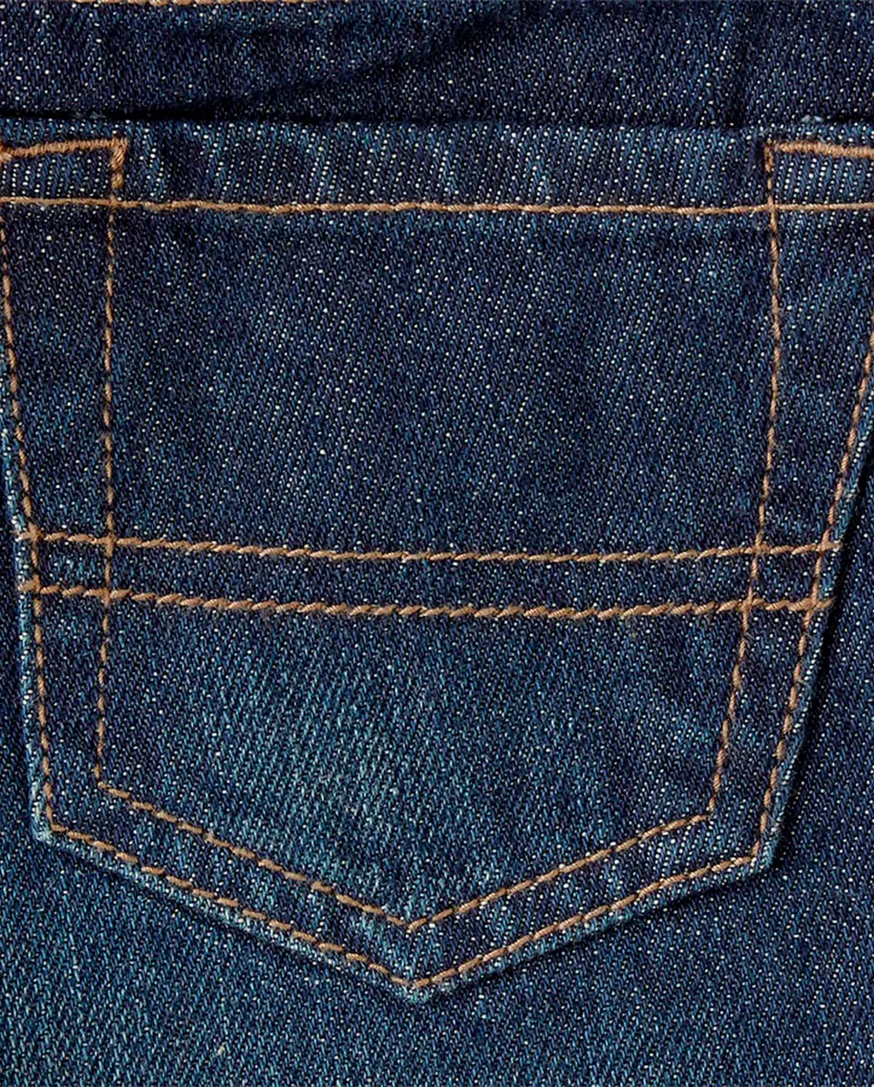 The Children's Place Baby Boys' Straight Jeans 4T | Classic Liberty Blue Cotton - view 4