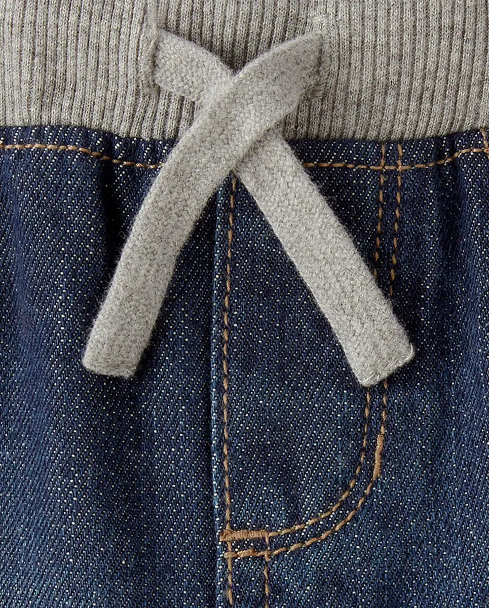The Children's Place Baby Boys' Straight Jeans 4T | Classic Liberty Blue Cotton - view 2