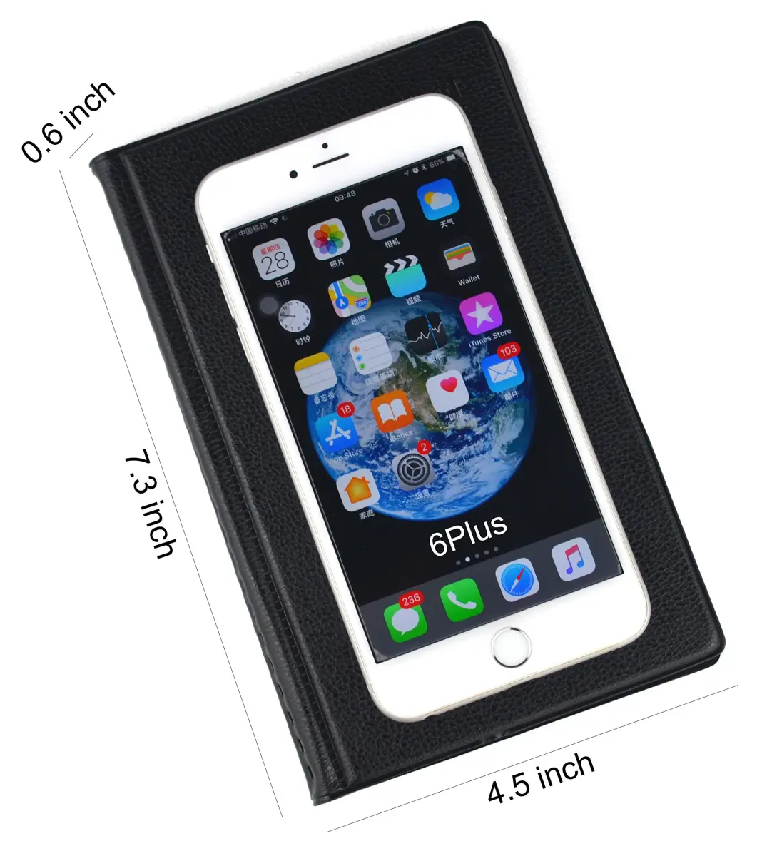 SAMYO Business Card Holder Book 240 Cards Black | Professional Organizer for Business & Personal Cards - view 3