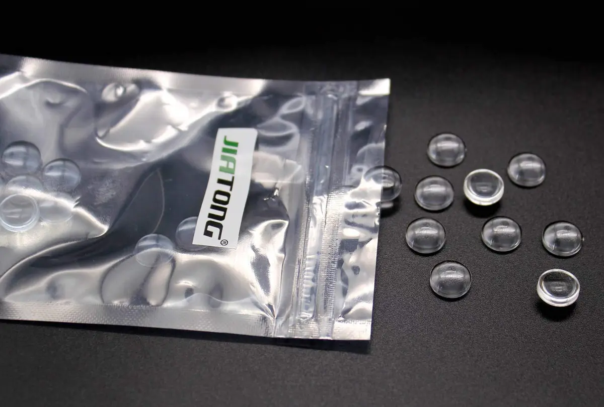 JIATONG 10pcs 10MM LED Optical Lens Smooth Convex Lens for 1W 3W | Adjustable Beam Angle - view 4