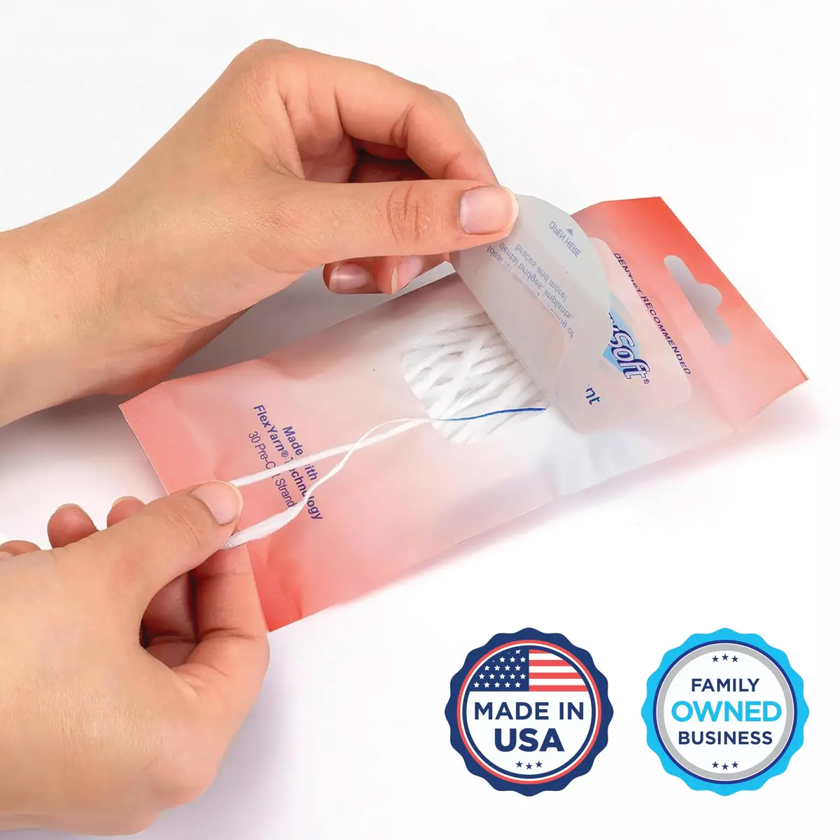 Proxysoft Dental Floss for Bridges and Implants 2 Packs (60 Strands Total) | Dentist-Recommended for Optimal Oral Hygiene - view 3