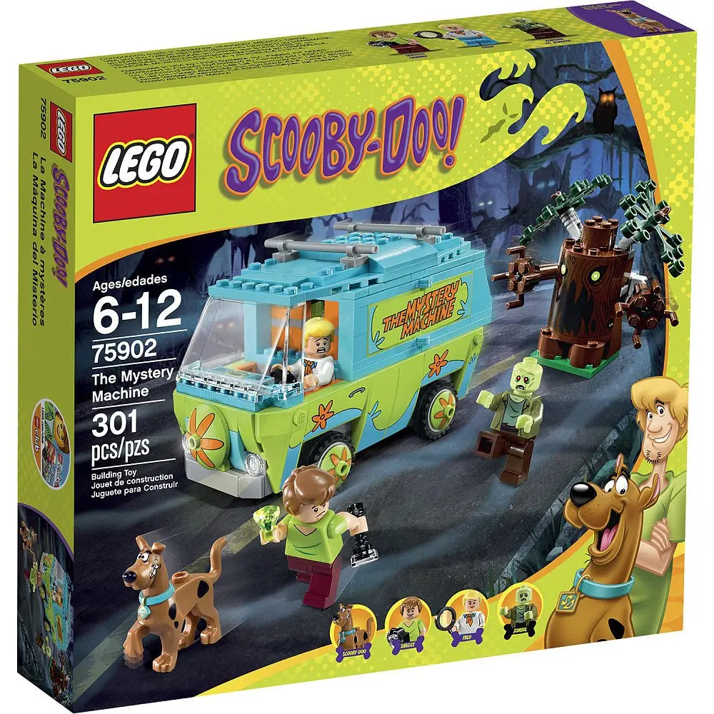 LEGO Scooby-Doo 75902 The Mystery Machine Building Kit | Scooby-Doo Mystery Set with Vehicles & Figures - view 2