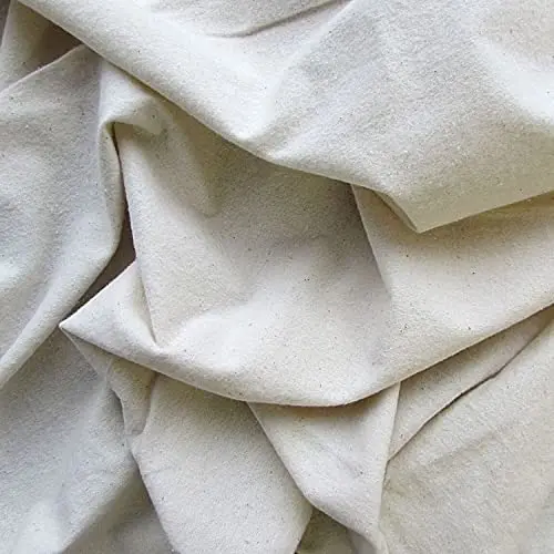 Organic Cotton Plus Lightweight Flannel Fabric - Natural - 55 Inches Wide - 5 Yards | GOTS Certified Cotton for Cozy Quilts & Pajamas - main product image
