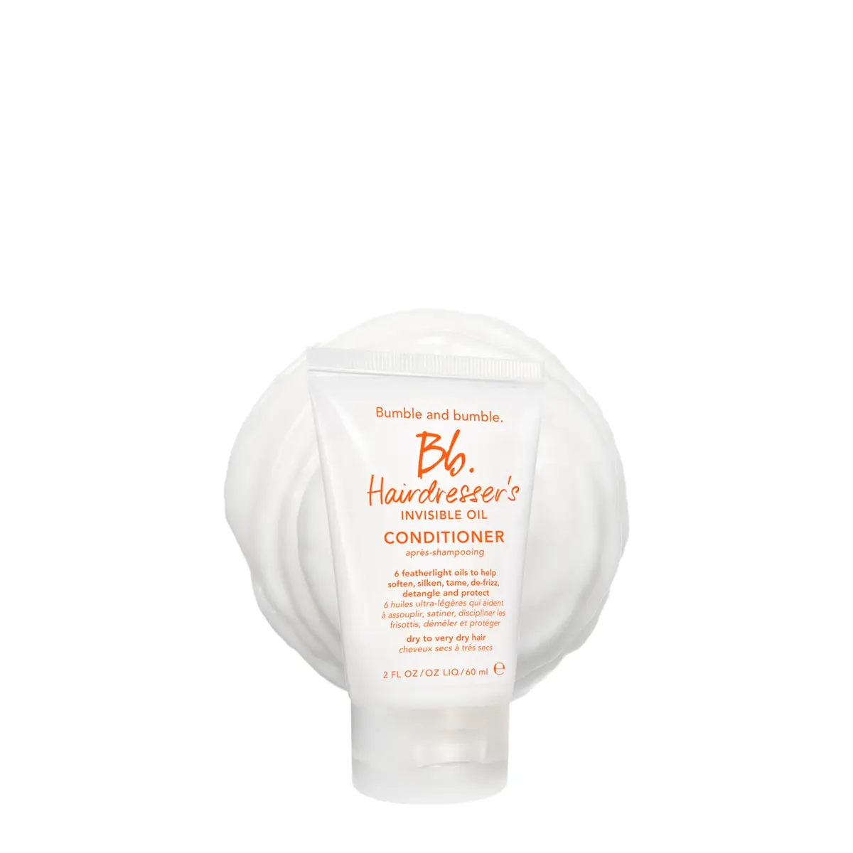 Bumble and bumble. Hairdresser's Invisible Oil Hydrating Conditioner 2 Fl Oz | Anti Frizz & Shine, Color Safe, For All Hair Types - main product image