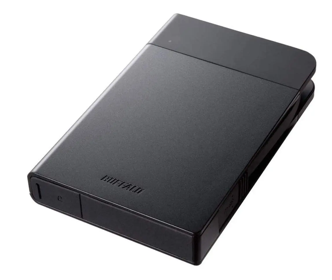 BUFFALO MiniStation Extreme Secure 1TB Rugged Portable HDD | Shock Water Dust Resistant, USB 3.2, TAA - main product image