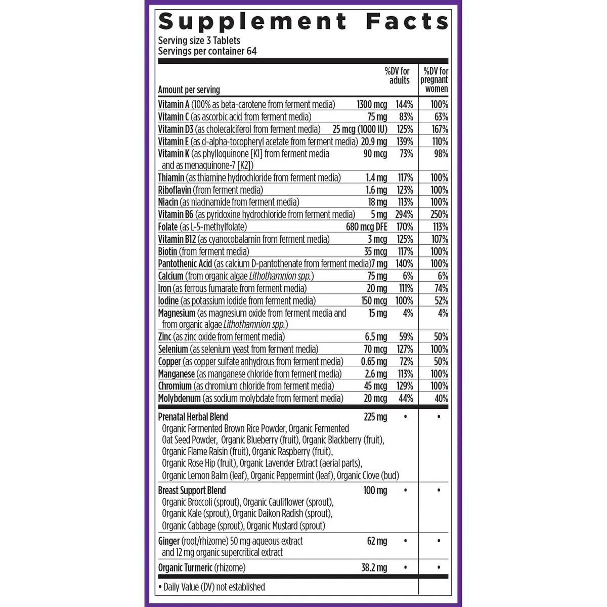 New Chapter Advanced Perfect Prenatal Vitamins, 192 Count | Supports Brain & Spinal Cord Development - view 7