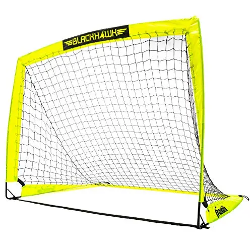 Franklin Blackhawk Portable Soccer Goal 1.2m x 0.9m (4' x 3') | Backyard Training & Match Play - main product image