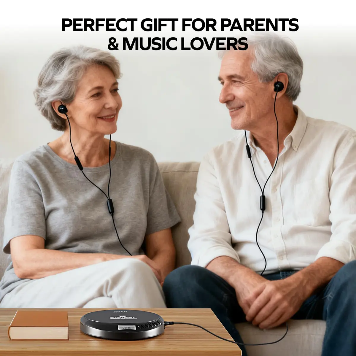 Coby Portable CD Player CD191BLK with FM Radio, 60-Second Anti-Skip, USB & AA Power, 3.5mm Jack | Plays CD, CD-R, CD-RW, MP3 Discs - view 8