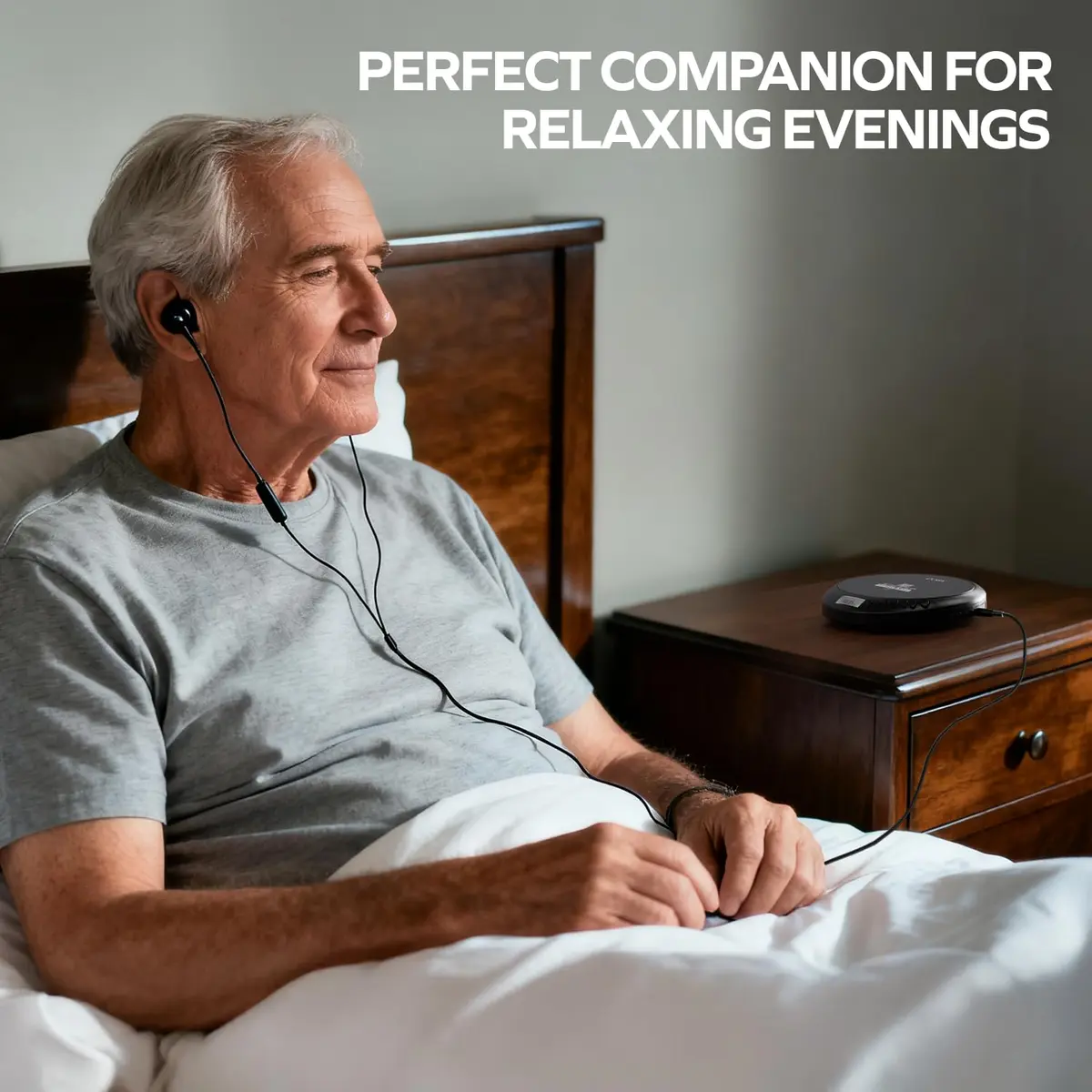 Coby Portable CD Player CD191BLK with FM Radio, 60-Second Anti-Skip, USB & AA Power, 3.5mm Jack | Plays CD, CD-R, CD-RW, MP3 Discs - view 2