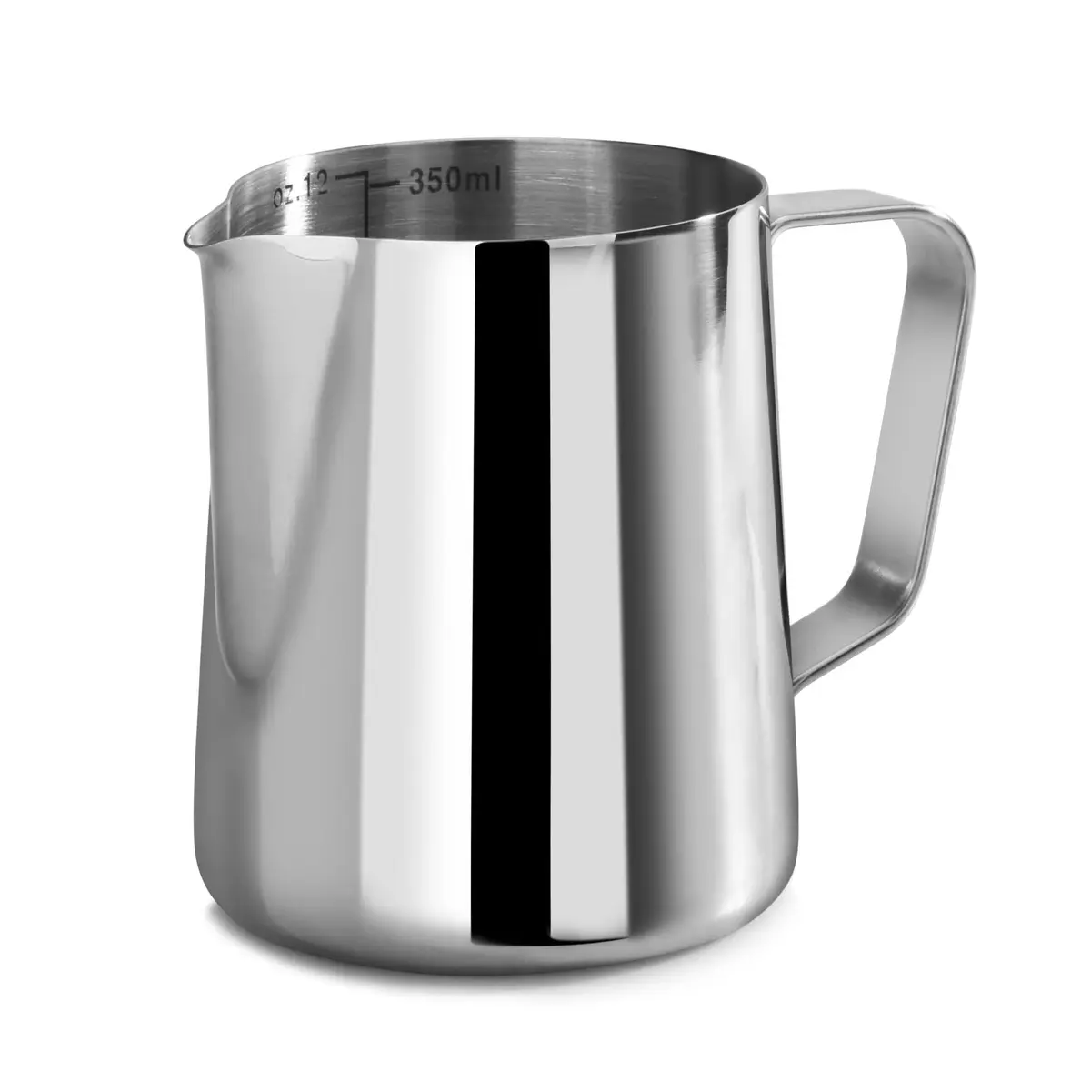 New Star Foodservice Stainless Steel Frothing Pitcher, 12 oz | Durable, Professional-Grade Milk Steaming Tool - view 7