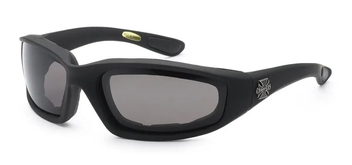 MODA Gangster Padded Motorcycle Goggles 55mm (2.17 in) | 100% UVA/UVB Protection - main product image