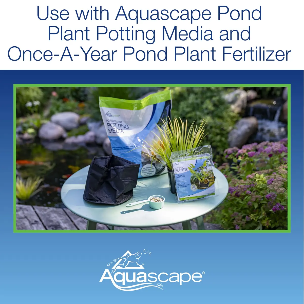 Aquascape Fabric Plant Pot 12" Round x 8" Deep | Water Garden & Pond Enhancement - view 5