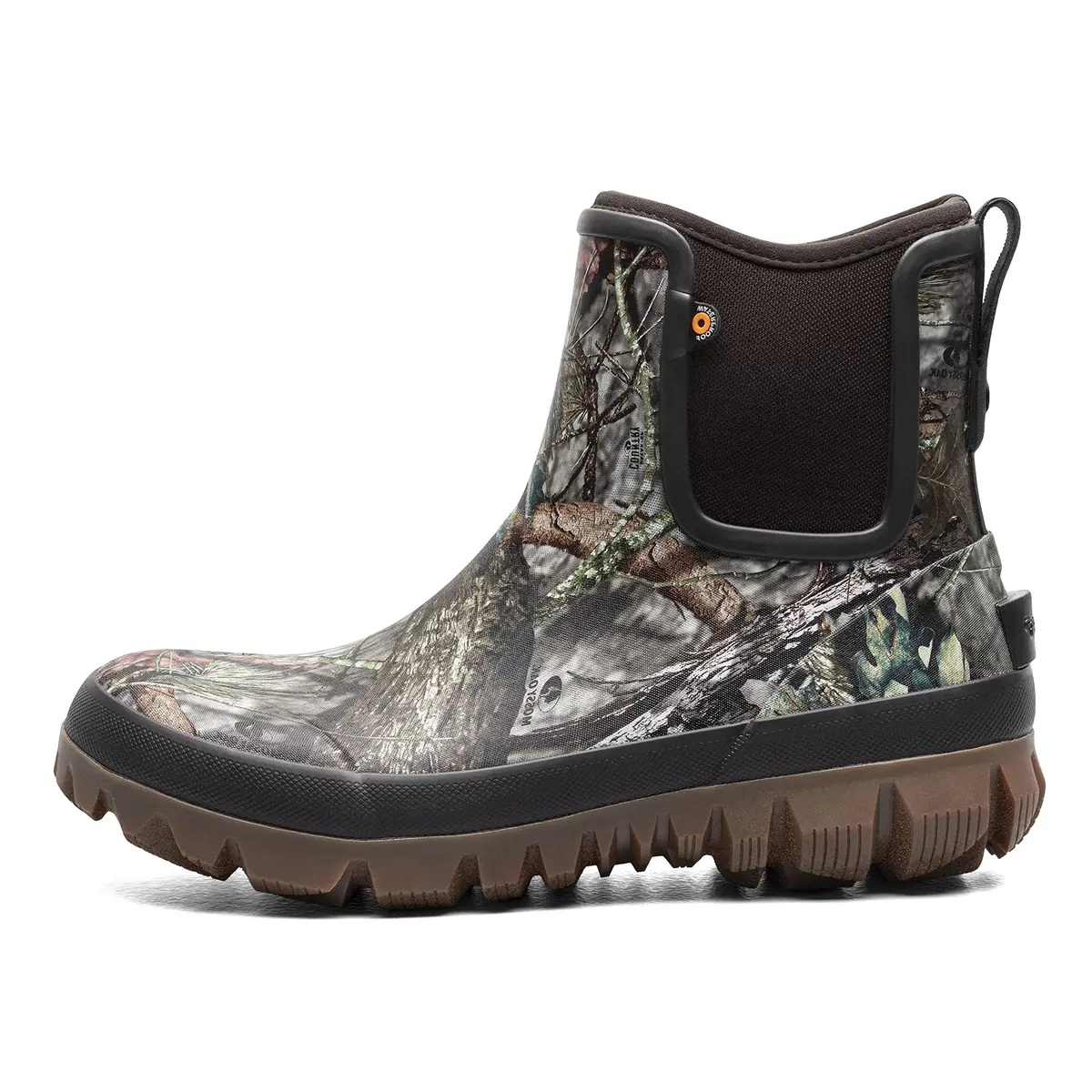BOGS Arcata Chelsea Boot, Camo Print - Green, Size 10 | Waterproof & Odor-Free - main product image